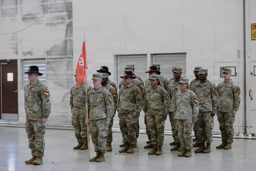 615 ASB conduct Company Change of Command