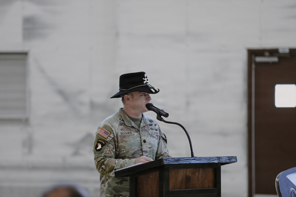 615 ASB conduct Company Change of Command