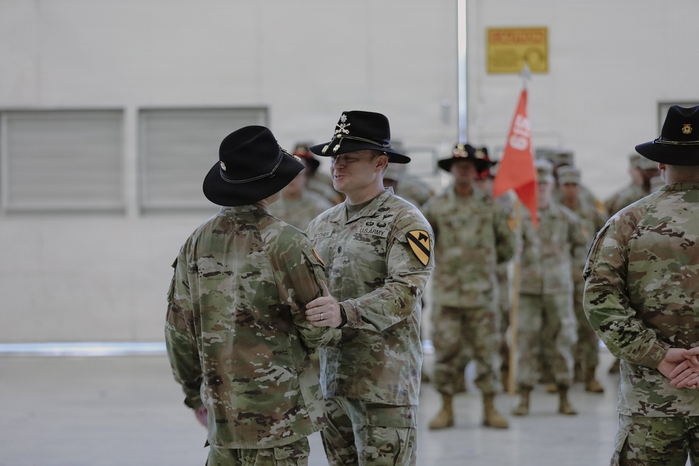 615 ASB conduct Company Change of Command