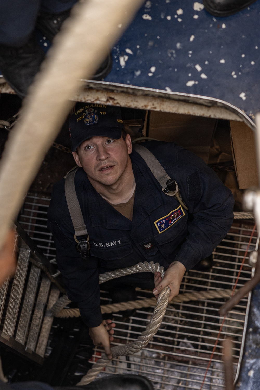USS Mahan Departs Rota, Spain