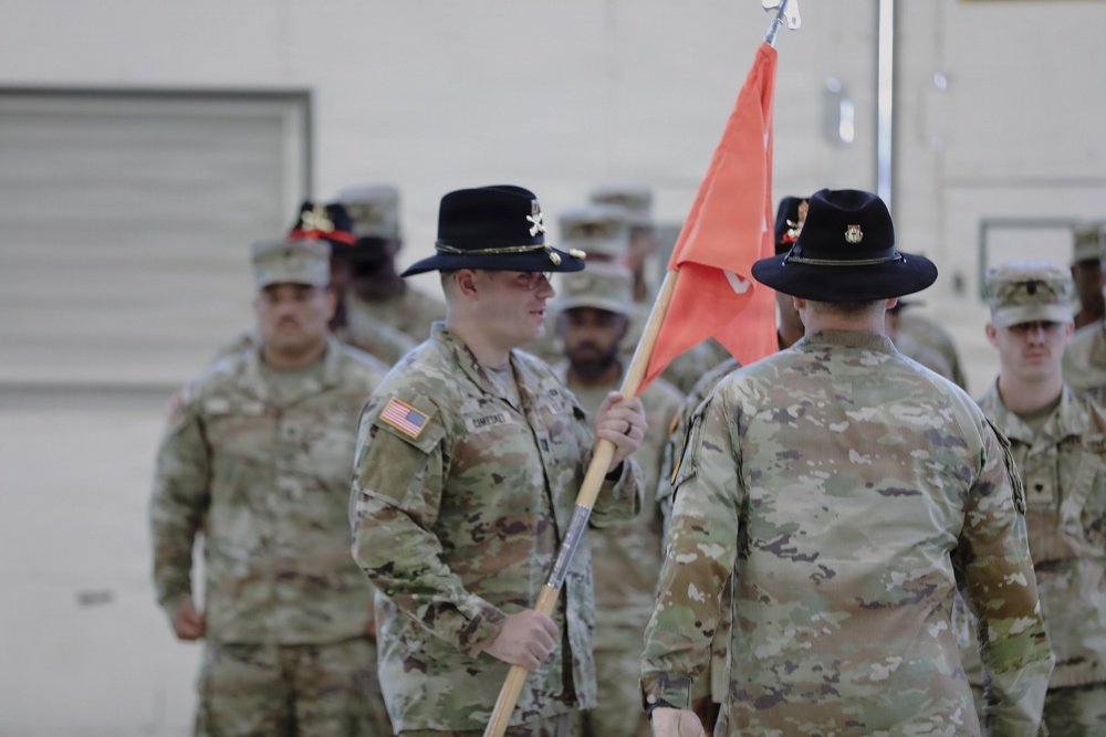 615 ASB conduct Company Change of Command