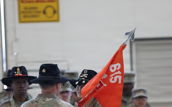 615 ASB conduct Company Change of Command