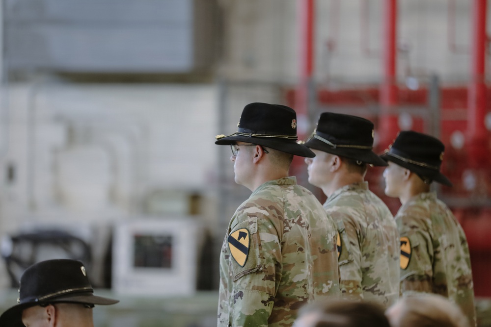 615 ASB conduct Company Change of Command