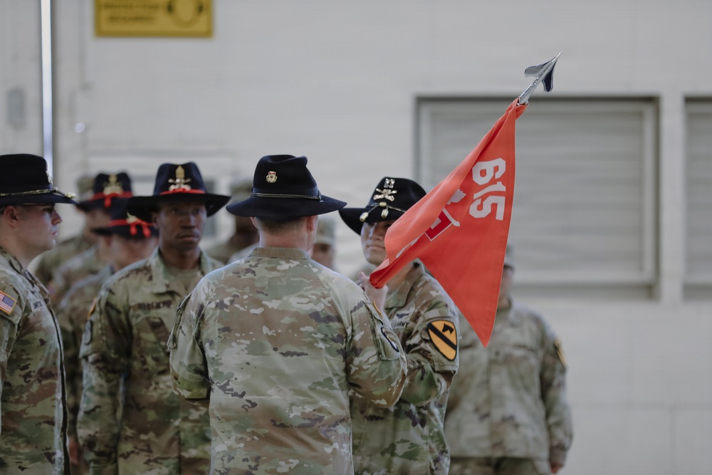 615 ASB conduct Company Change of Command