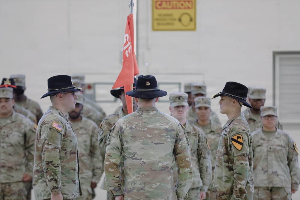 615 ASB conduct Company Change of Command