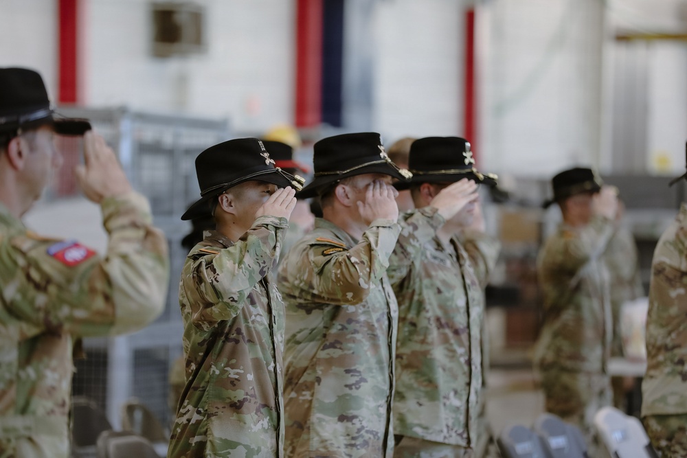 615 ASB conduct Company Change of Command