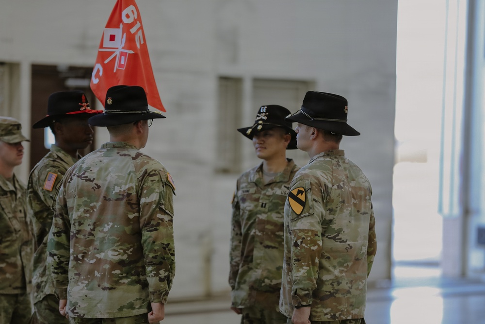 615 ASB conduct Company Change of Command