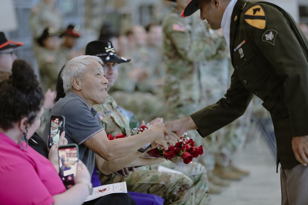 615 ASB conduct Company Change of Command