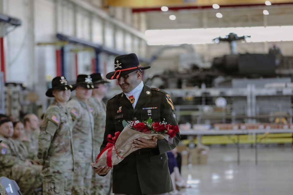 615 ASB conduct Company Change of Command