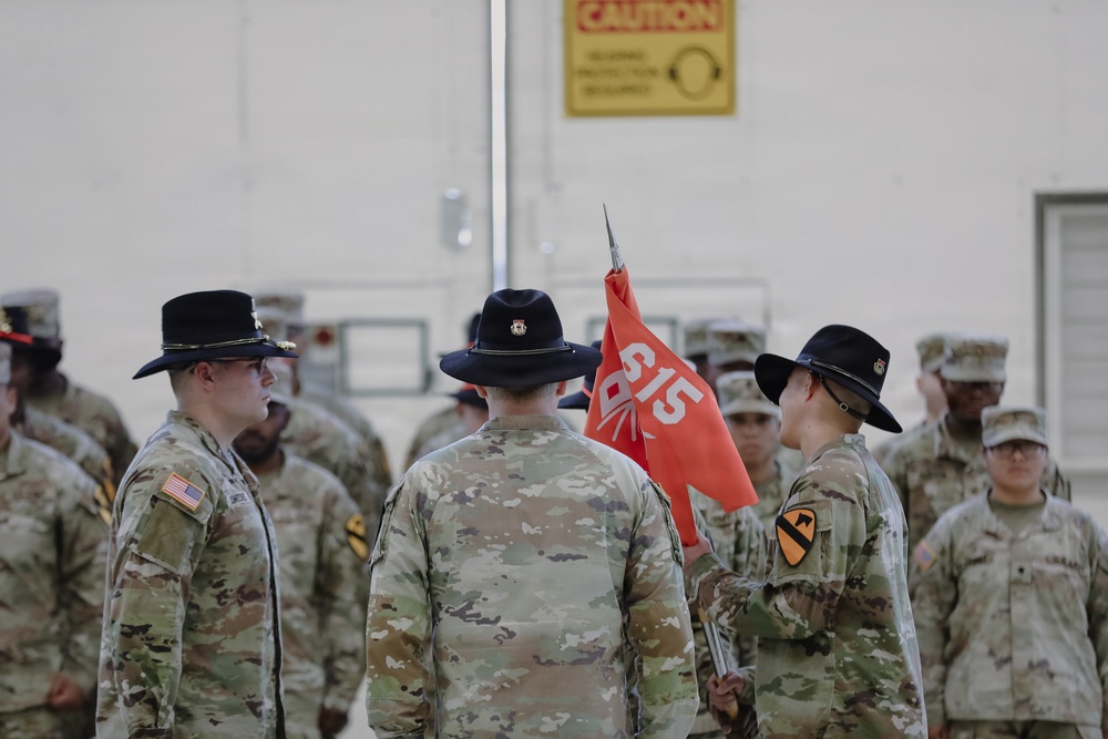 615 ASB conduct Company Change of Command