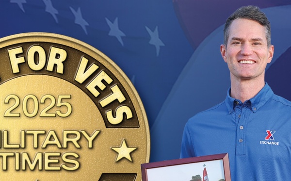 Army &amp; Air Force Exchange Named a Best for Vets: Employer for 12th Straight Year