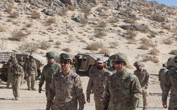USARCENT Deputy Commander Visits Royal Saudi Land Forces During Historic First NTC Rotation