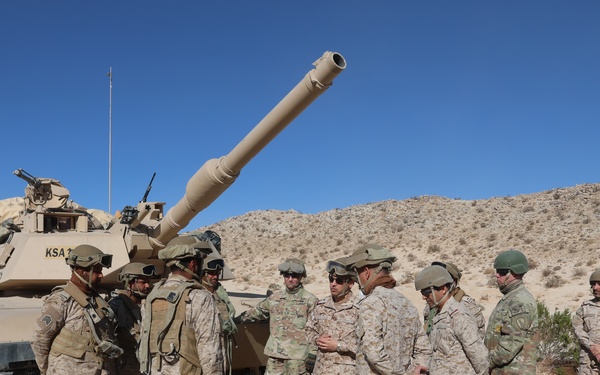 USARCENT Deputy Commander Visits Royal Saudi Land Forces During Historic First NTC Rotation
