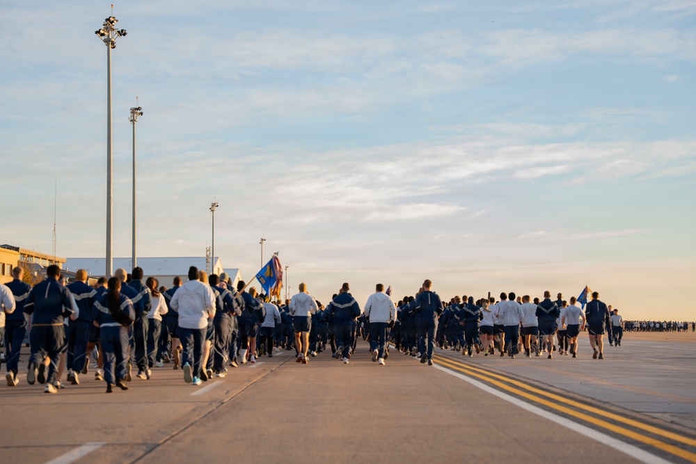 The Steadfast Line hosts wing formation run