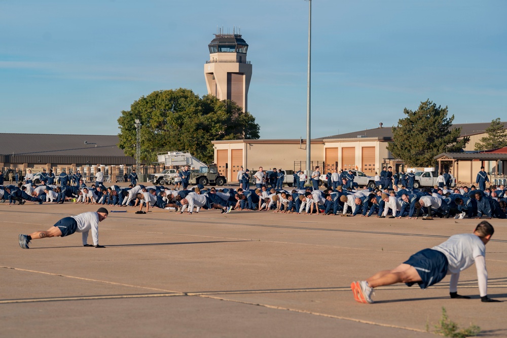 The Steadfast Line hosts wing formation run