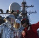 USS Mahan Conducts Aviation Fire Fighting Drill