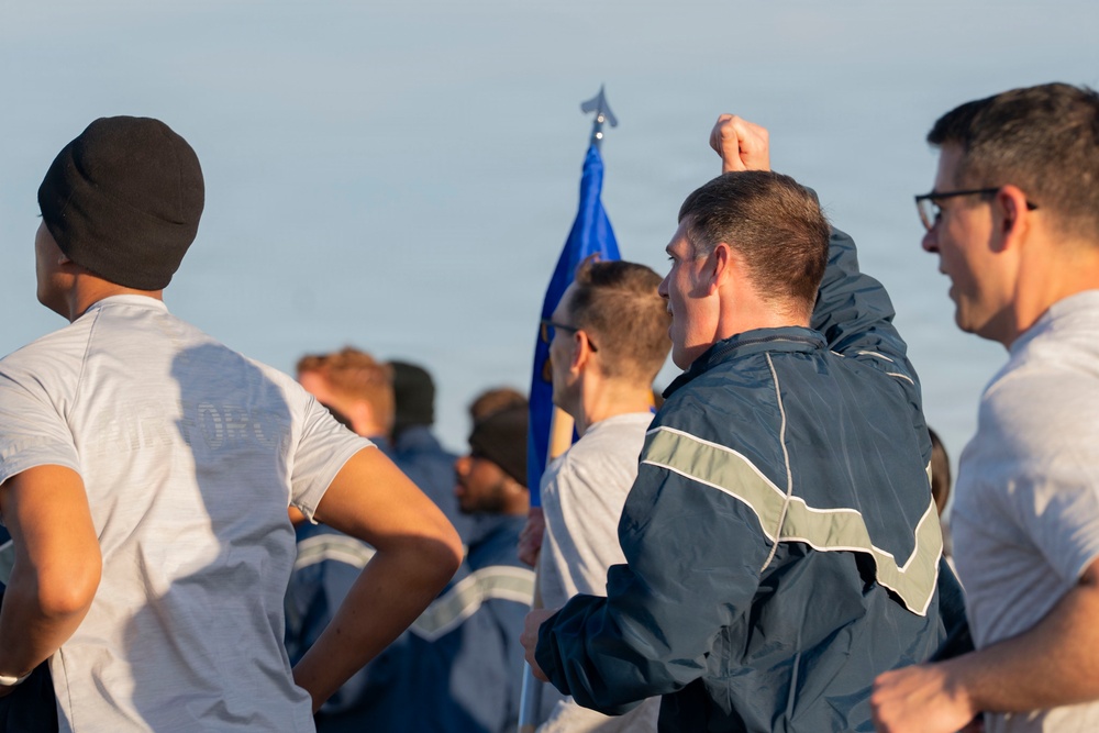 The Steadfast Line hosts wing formation run