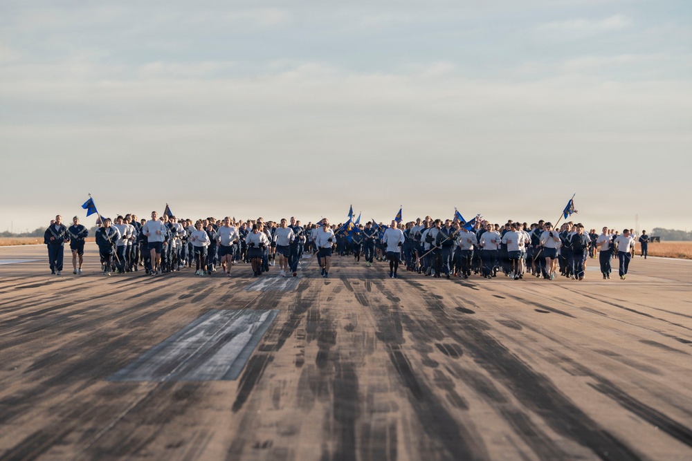 The Steadfast Line hosts wing formation run