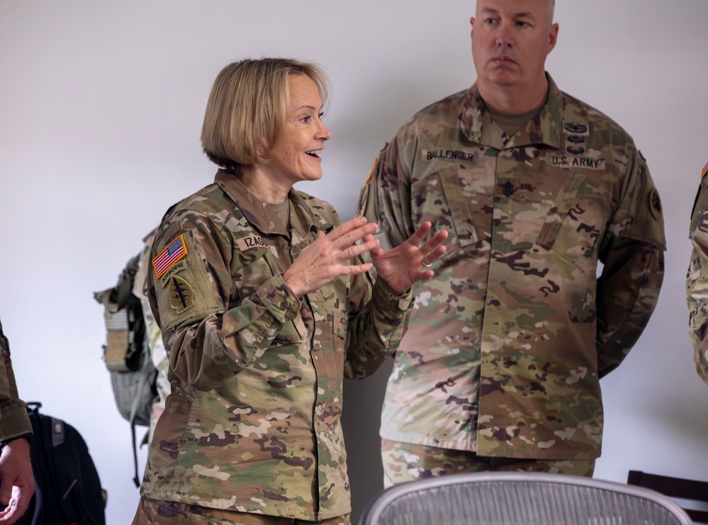 Military Leaders Visit the  D.C. Armory to Observe Guard Operations