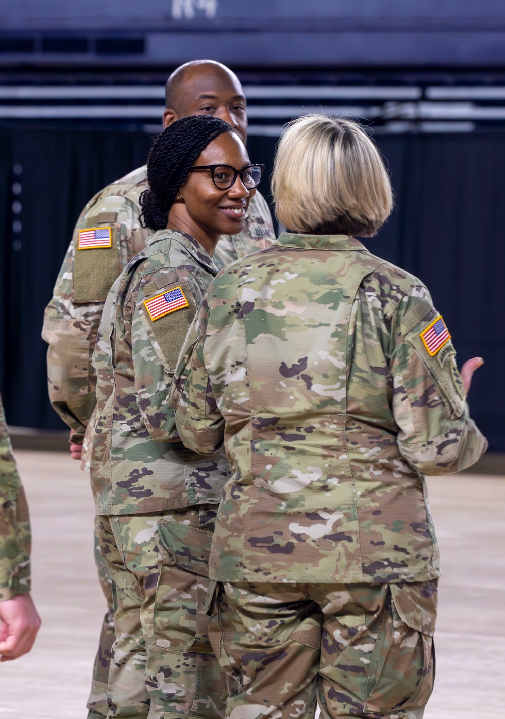 Military Leaders Visit the  D.C. Armory to Observe Guard Operations