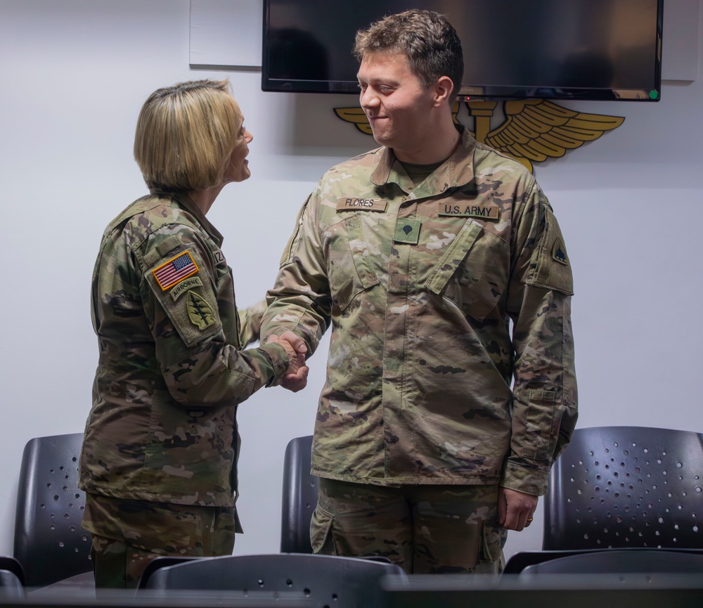 Military Leaders Visit the  D.C. Armory to Observe Guard Operations