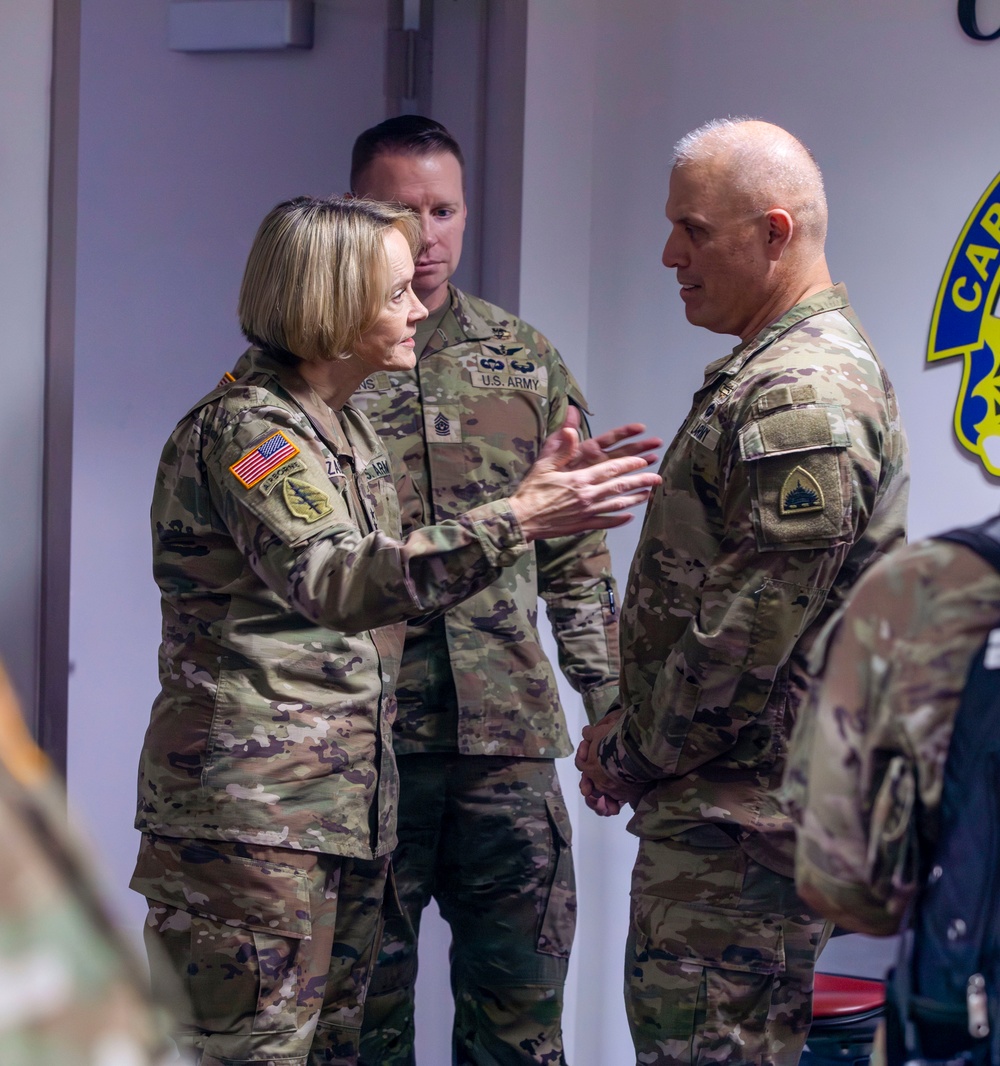Military Leaders Visit the  D.C. Armory to Observe Guard Operations