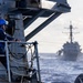 USS Mahan Conducts a Replenishment-at-Sea with USNS Supply