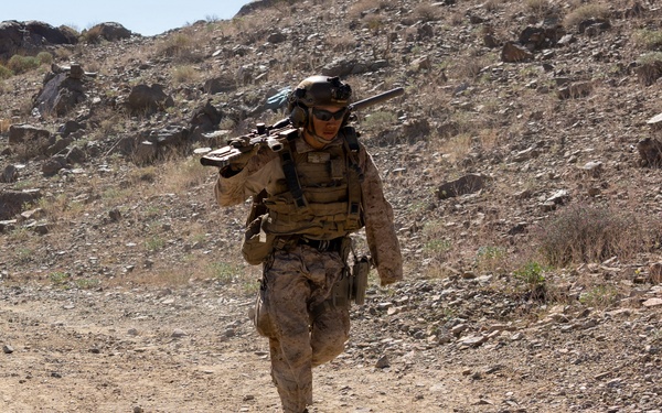U.S. Marines with 3rd Bn., 7th Marines and 1st CEB conduct company attacks during Range 400