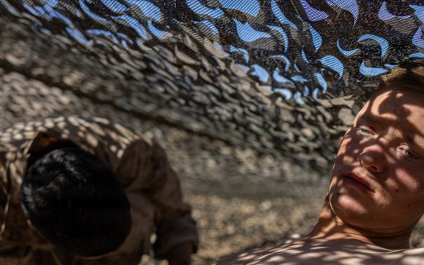 U.S. Marines with 3rd Bn., 7th Marines and 1st CEB conduct company attacks during Range 400