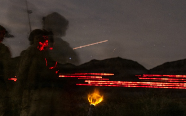 U.S. Marines with 3rd Bn., 7th Marines and 1st CEB conduct company attacks during Range 400