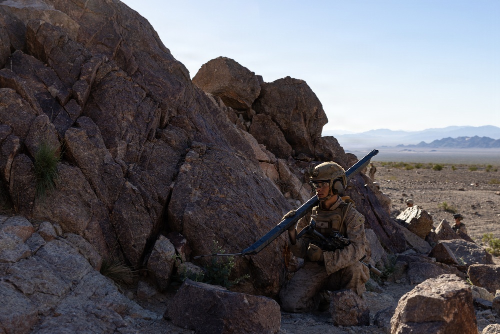 U.S. Marines with 3rd Bn., 7th Marines and 1st CEB conduct company attacks during Range 400