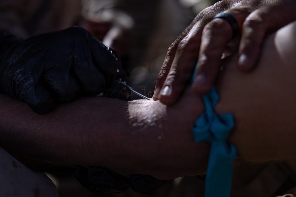 U.S. Marines with 3rd Bn., 7th Marines and 1st CEB conduct company attacks during Range 400