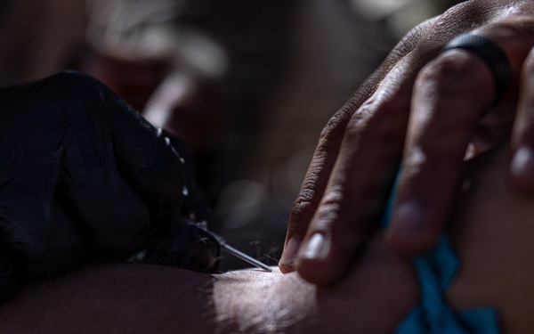 U.S. Marines with 3rd Bn., 7th Marines and 1st CEB conduct company attacks during Range 400