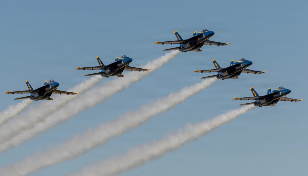 Blue Angels Land at NAS JRB Fort Worth