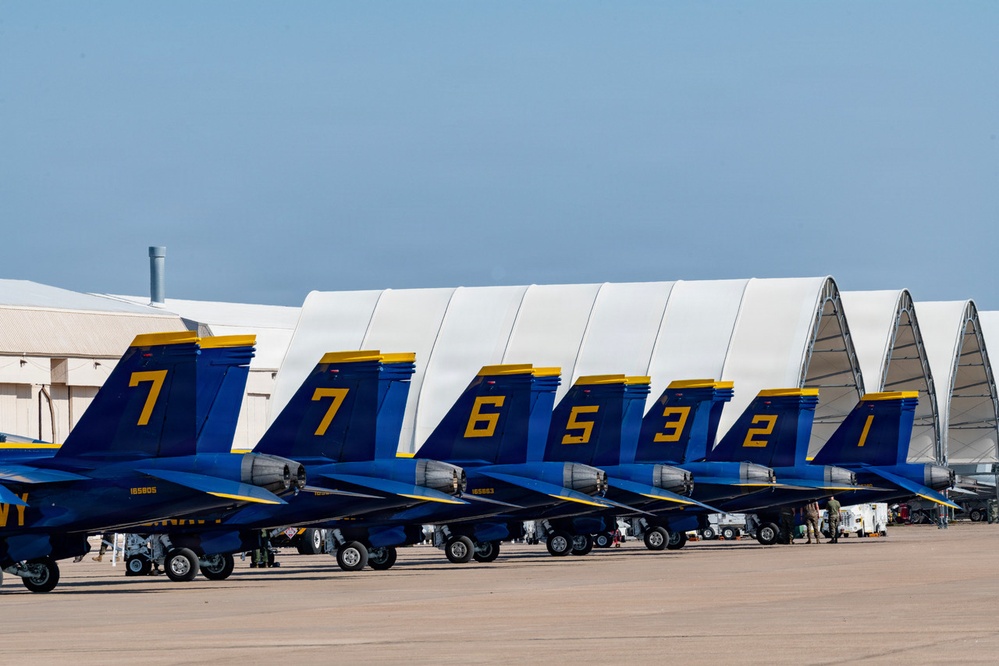 Blue Angels Land at NAS JRB Fort Worth