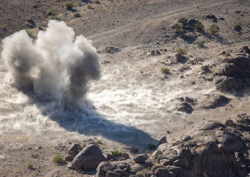 U.S. Marines with 3rd Bn., 7th Marines and 1st CEB conduct company attacks during Range 400