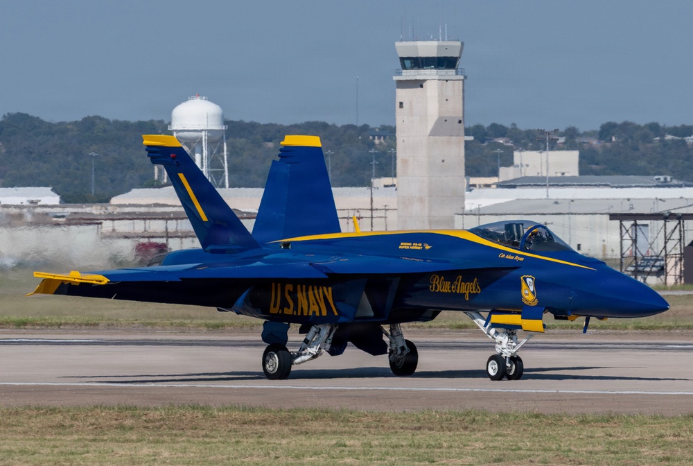 Blue Angels Land at NAS JRB Fort Worth