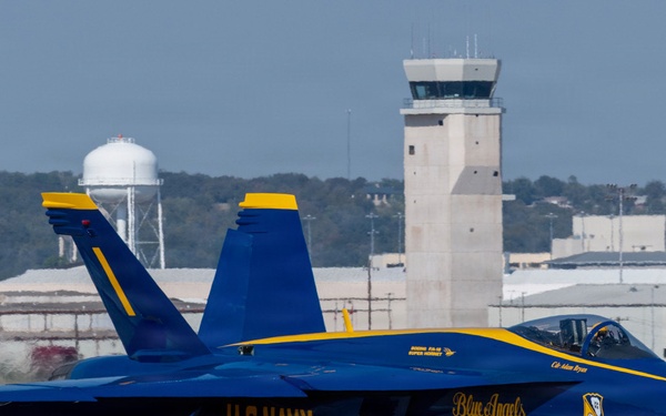 Blue Angels Land at NAS JRB Fort Worth
