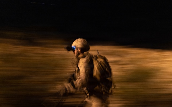 U.S. Marines with 3rd Bn., 7th Marines and 1st CEB conduct company attacks during Range 400