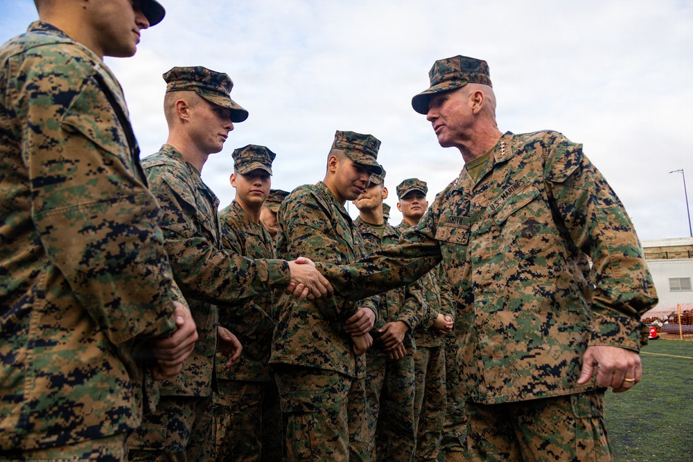 The Commandant, Gen. Eric M. Smith attends Marine Barracks Washington Groundbreaking Ceremony