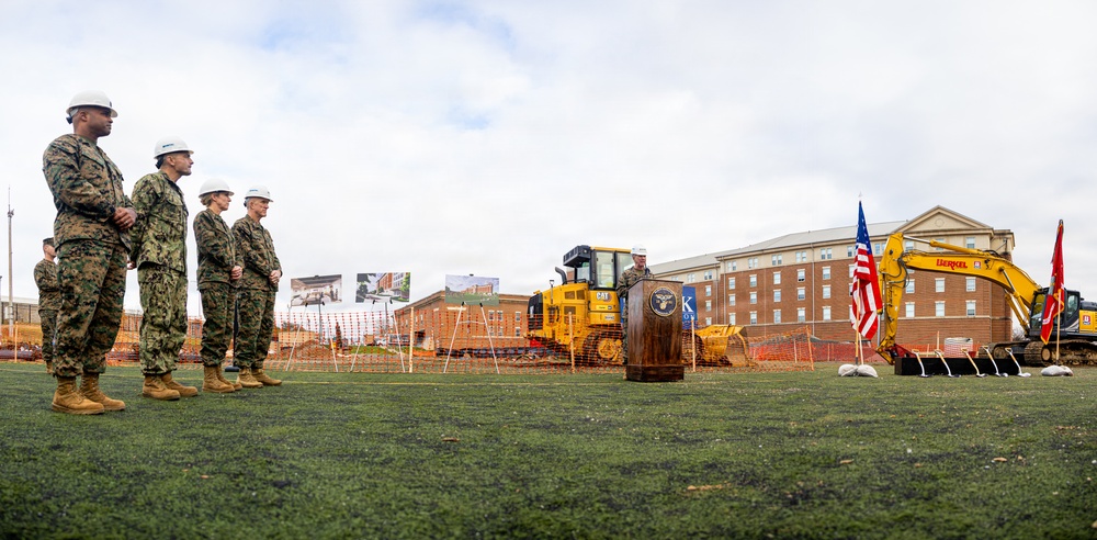 The Commandant, Gen. Eric M. Smith attends Marine Barracks Washington Groundbreaking Ceremony