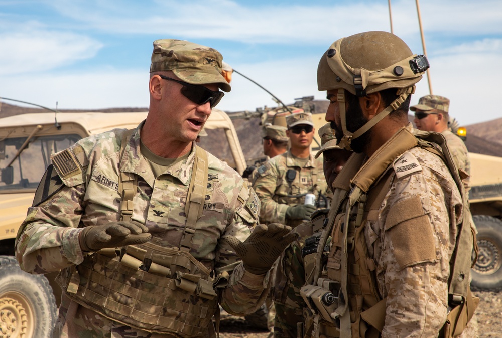 3rd SFAB Advisors Support Royal Saudi Land Forces During NTC Rotation 26-02