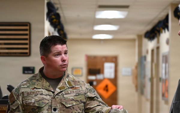 Former AFSOC commander visits Cannon AFB