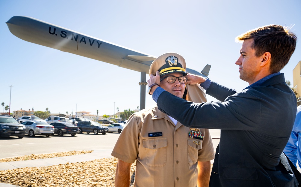 Family, Co-Workers Celebrate Officer’s Promotion to Commander at Naval Surface Warfare Center, Port Hueneme Division