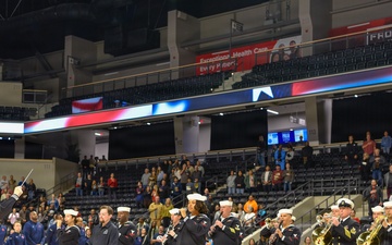 Navy Band Southwest Performs at the San Diego Clippers Military Appreciation Night Game