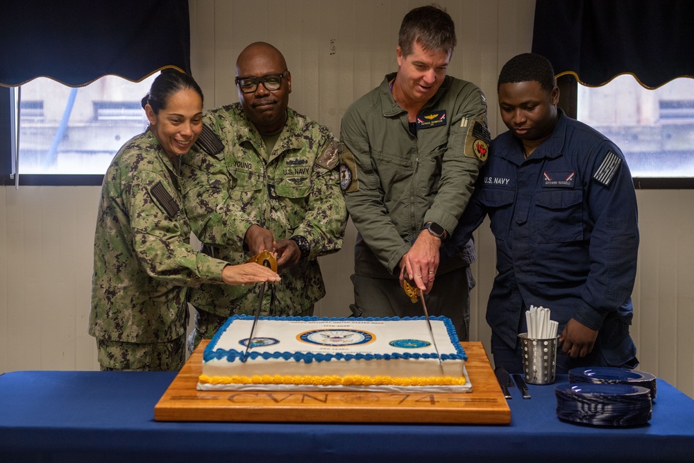 Stennis Celebrates Navy Birthday