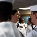 Stennis Operations Department Holds Service Dress Whites Inspection
