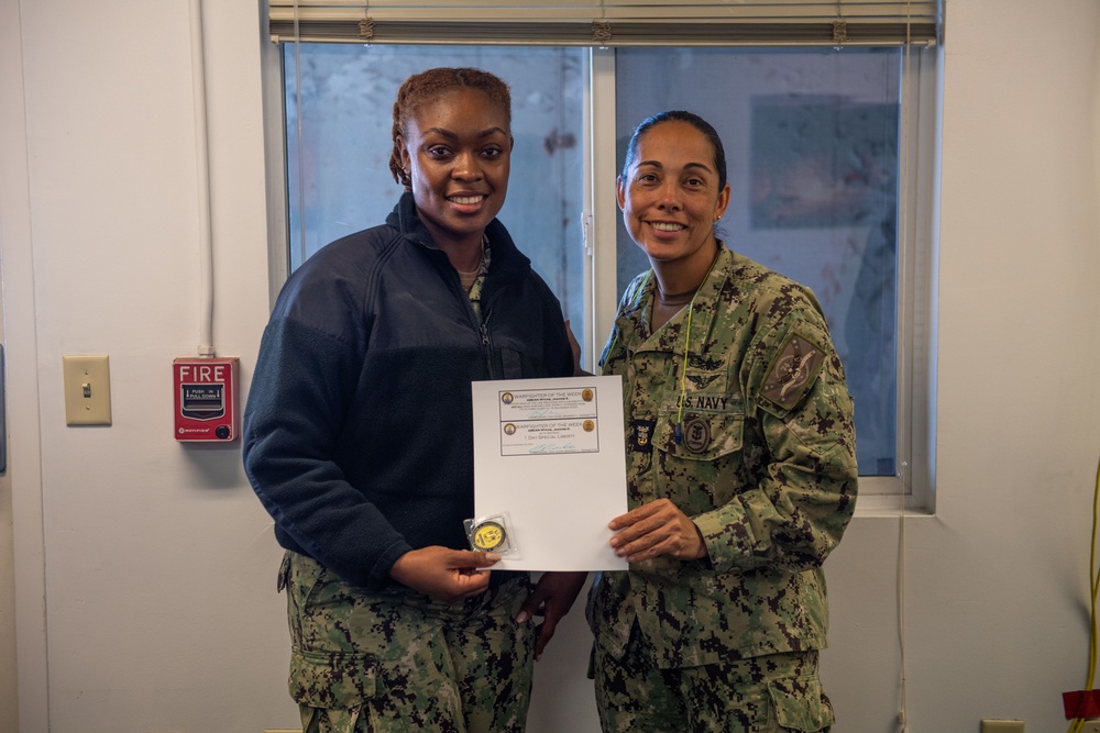 Stennis Recognizes Warrior of the Week