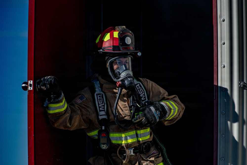 Forged in the Flames: 812 CES Sharpens Readiness with Structural Fire Training