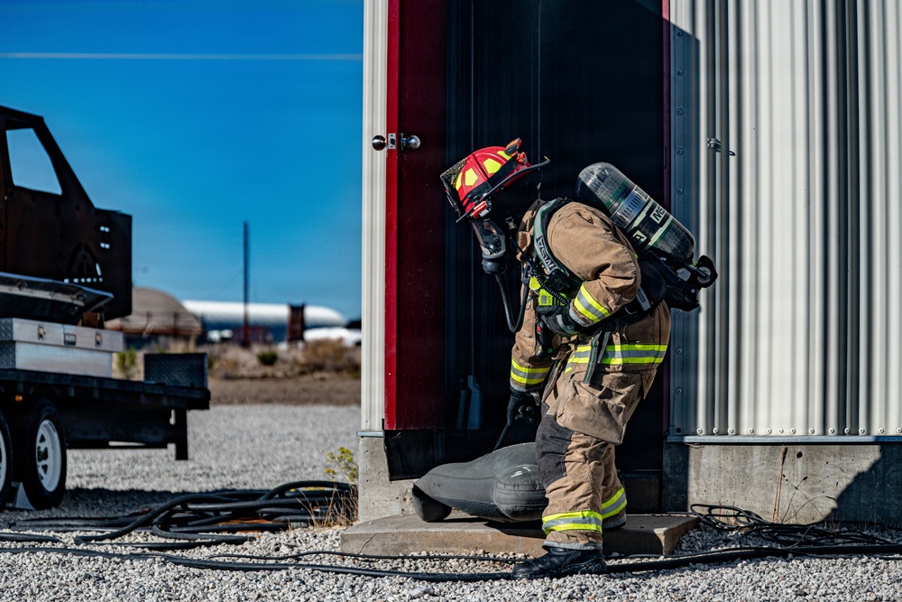 Forged in the Flames: 812 CES Sharpens Readiness with Structural Fire Training